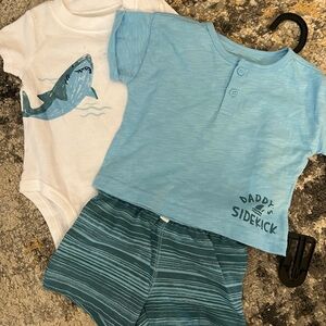 Carter's boys 3-6 month 3 piece summer outfit! New!